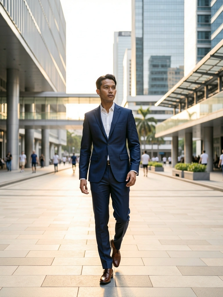 Gaya Pria Modern Jakarta